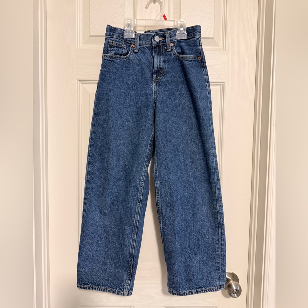 Classic Blue Baggy Denim Jeans